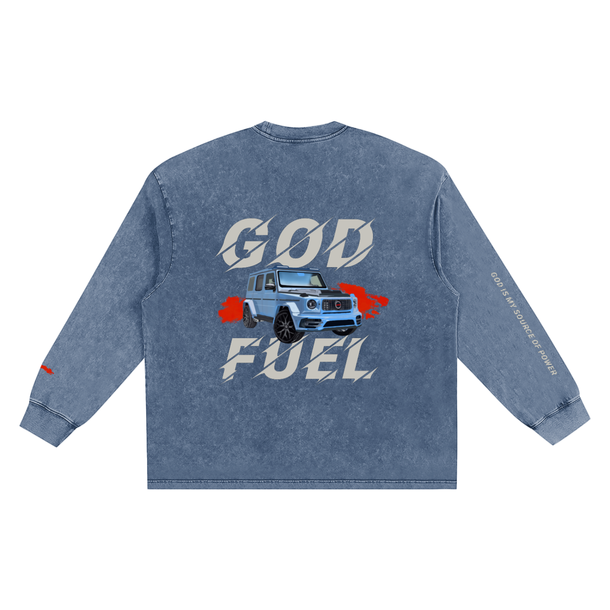 God Fuel Snow Washed Tee