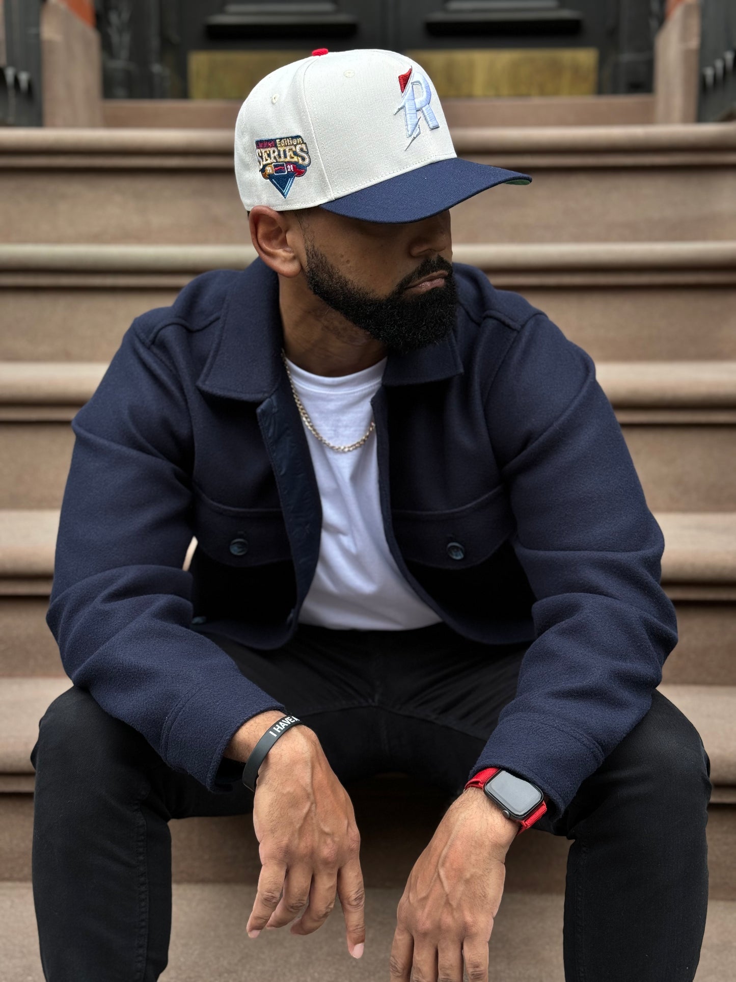 Anointed Cream/Navy