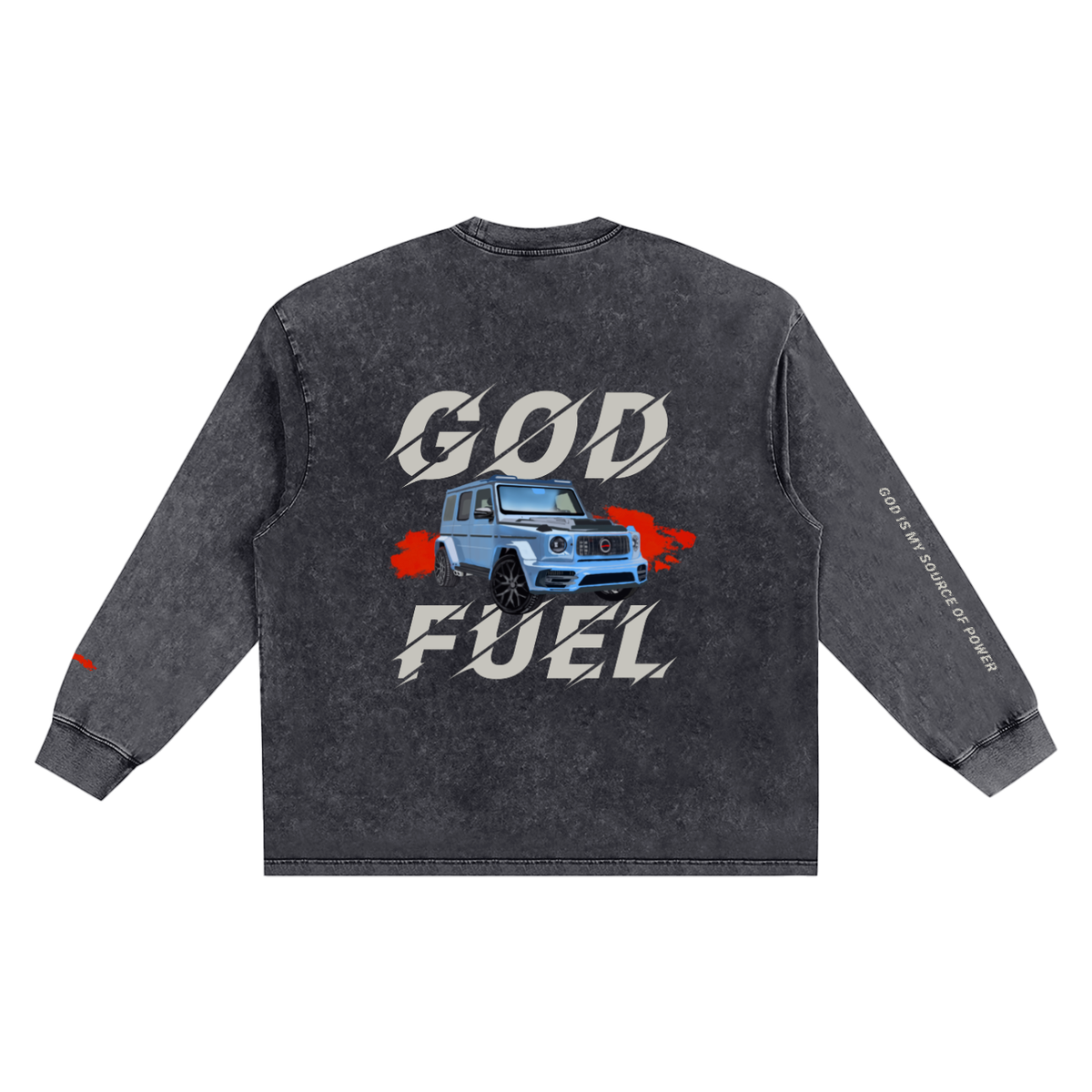God Fuel Snow Washed Tee