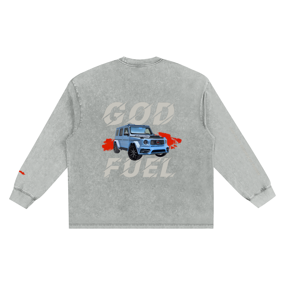 God Fuel Snow Washed Tee